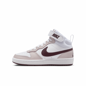 Scarpa Nike Court Borough Mid 2 - Ragazzo/a - Bianco