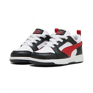 PUMA Sneaker Rebound V6 Lo per bimbi ai primi passi PUMA White-For All Time Red-PUMA Black 22 EU