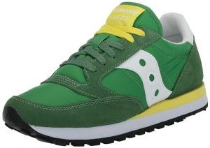 Saucony Jazz Original S2044 699 Sneaker per Uomo Verde/Bianco/Giallo (42)