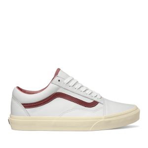 Vans Baskets In Pelle Old Skool Bianco Uomo Taglie 45