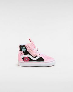 VANS Scarpe Bambino/a Sk8-hi Reissue Con Zip Laterale E Glitter (1-4 Anni) (multi/true Whit) Toddler Multicolour, Taglia 26.5