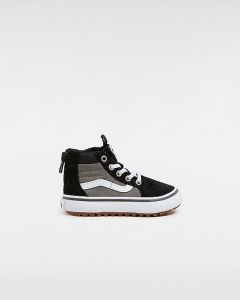 VANS Scarpe Bambino/a Mte Sk8-hi Con Zip (1-4 Anni) (black/grey) Toddler Nero, Taglia 26.5