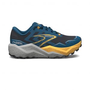 Brooks Caldera 7 Ebony/Blue Sapphire/Orange da Uomo