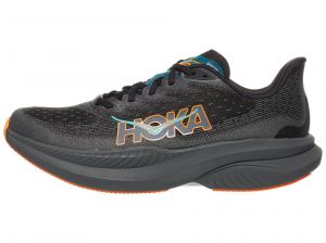 Scarpe HOKA Mach 6 Nero/Electric Tangerine Uomo