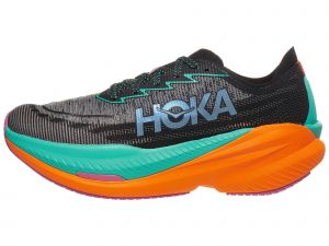 Scarpe HOKA Mach X 2 Black/Electric Aqua Uomo