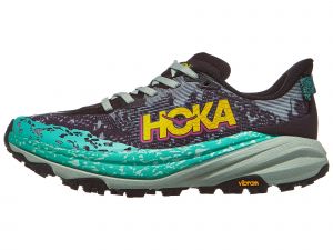 Scarpe HOKA Speedgoat 6 Black/Aloe Vera Donna