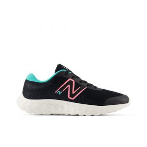 New Balance Bambino 520v8 in Nero/Rosa/Verde