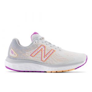 New Balance Donna Fresh Foam 680v7 in Grigio/Arancia/Rosa