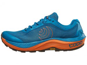 Scarpe Topo Athletic MTN Racer 3 Blu/Arancione Uomo