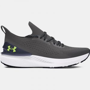 Scarpe da corsa Under Armour Shift da uomo Castlerock / Bianco / Morph Verde 40