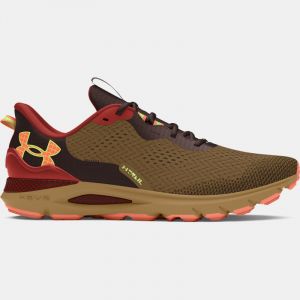 Scarpe da corsa Under Armour Sonic Trail unisex Coyote / Earthen Arancione / Flare Arancione 39