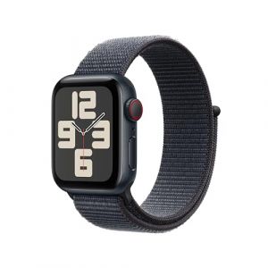 Apple Watch SE (2ª gen.) GPS + Cellular 40 mm Smartwatch con cassa in alluminio Mezzanotte e cinturino Sport Loop Inchiostro. Tracker per fitness e sonno