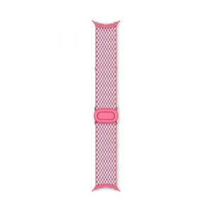 Cinturino in tessuto per Google Pixel Watch - Compatibile con Pixel Watch 2 e Pixel Watch 3 da 41 mm - Rosa peonia