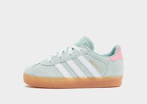 adidas Originals Gazelle II Neonati, Hazy Green / Cloud White / Bliss Pink