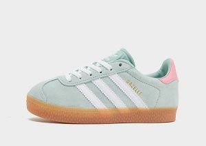 adidas Originals Gazelle Kids, Hazy Green / Cloud White / Bliss Pink