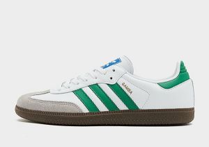 adidas Originals Samba OG, White / Green / Gum 5