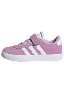 adidas Kids VL Court 3.0 Shoes Leather Upper Purple 12.5K