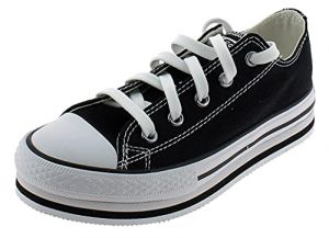 Converse Scarpe Sportive Chuck Taylor all Star Eva Platform 670033C Bambina Nere Nero 28 EU