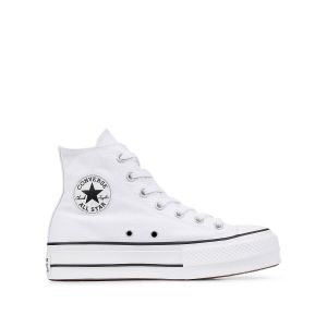 Converse Chuck Taylor All Star Lift Canvas Hi Bianco Donna Taglie 37