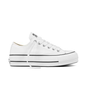 Converse Chuck Taylor All Star Lift Canvas Ox Bianco Donna Taglie 37