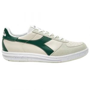 Diadora Sneaker Uomo B Elite ACBC in Pelle Bianca Verde White Green