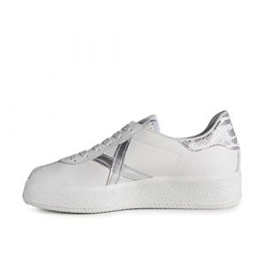 Munich Scarpe Donna Sneaker Barru Sky 97 in Pelle Bianco/Silver DS23MU04 8295097 36