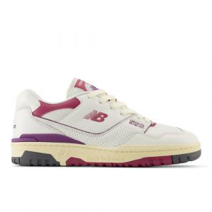 New Balance Unisex 550 in Bianca/Rossa/Beige, Leather, Taglia 47.5