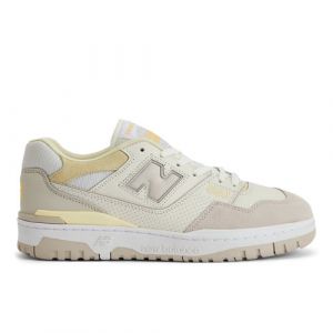 New Balance Uomo 550 in Bianca/Beige/Giallo/Arancia, Leather, Taglia 47.5