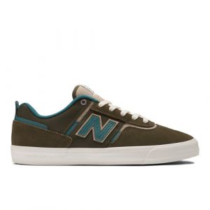 New Balance Uomo NB Numeric Jamie Foy 306 in Verde, Suede/Mesh, Taglia 47.5