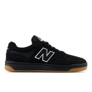 New Balance Uomo NB Numeric 480 in Nero/Bianca, Leather, Taglia 47.5