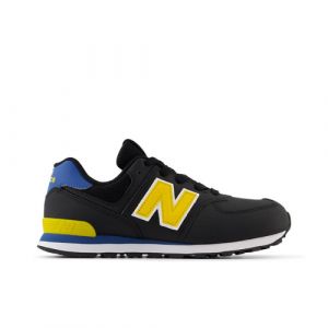 New Balance Bambino 574 in Nero/Arancia