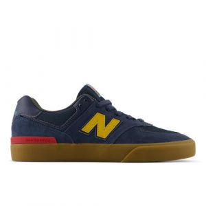 New Balance Uomo NB Numeric 574 Vulc in Blu/Beige, Suede/Mesh, Taglia 47.5