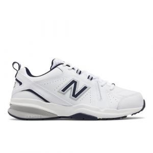 New Balance Uomo MX608V5 in Bianca/Blu, Leather, Taglia 44.5