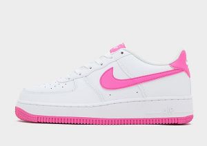 Nike Air Force 1 Low Junior, White/Laser Fuchsia