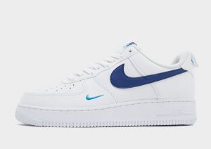 Nike Air Force 1 Low, White/Light Photo Blue/Deep Royal Blue