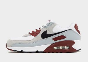 Nike Air Max 90, White/Dark Team Red/Pure Platinum/Black