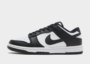 Nike Women's Shoes Dunk Low, White/White/Black