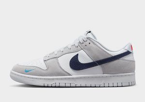 Nike Dunk Low, Football Grey/White/Bright Crimson/Midnight Navy