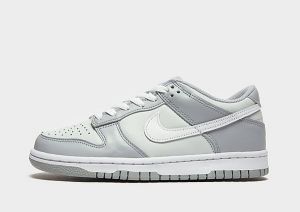 Nike Dunk Low Retro Junior's, Pure Platinum/Wolf Grey/White