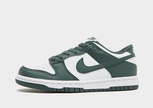 Nike Dunk Low Junior, White/White/Vintage Green