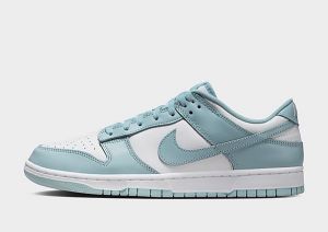 Nike Dunk Low, White/Denim Turquoise