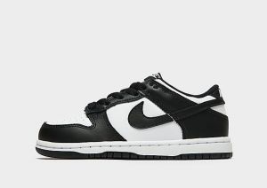 Nike Dunk Low Bambino, White/White/Black