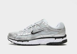 Nike P-6000 Donna, White/Metallic Silver/Pure Platinum/Black