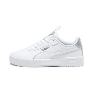 PUMA Sneaker Carina 2.0 Pop Up Metallics da Donna 40 White Matte Silver Gray Metallic