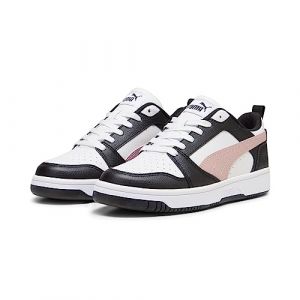 PUMA Sneaker Basse Rebound V6 38.5 White Future Pink Black