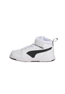 PUMA Sneaker Rebound V6 Mid per Bimbi ai Primi Passi 25 White Black