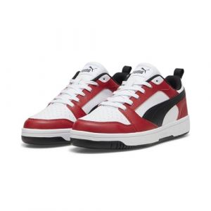 PUMA Sneaker Basse Rebound V6 45 White Black Club Red