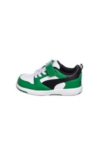 PUMA Sneakers Rebound V6 Lo AC+ Inf Bianco Banco/Nero/Verde 05