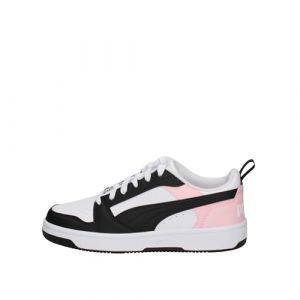 PUMA Scarpe Rebound V6 Lo JR Bambini E Ragazzi (Bianco/Nero