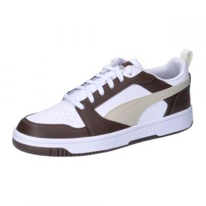 PUMA Sneaker Basse Rebound V6 44.5 Espresso Brown Alpine Snow White